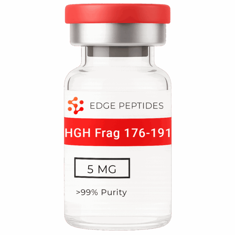 HGH Frag 176-191 5 mg lyophilized peptide vial